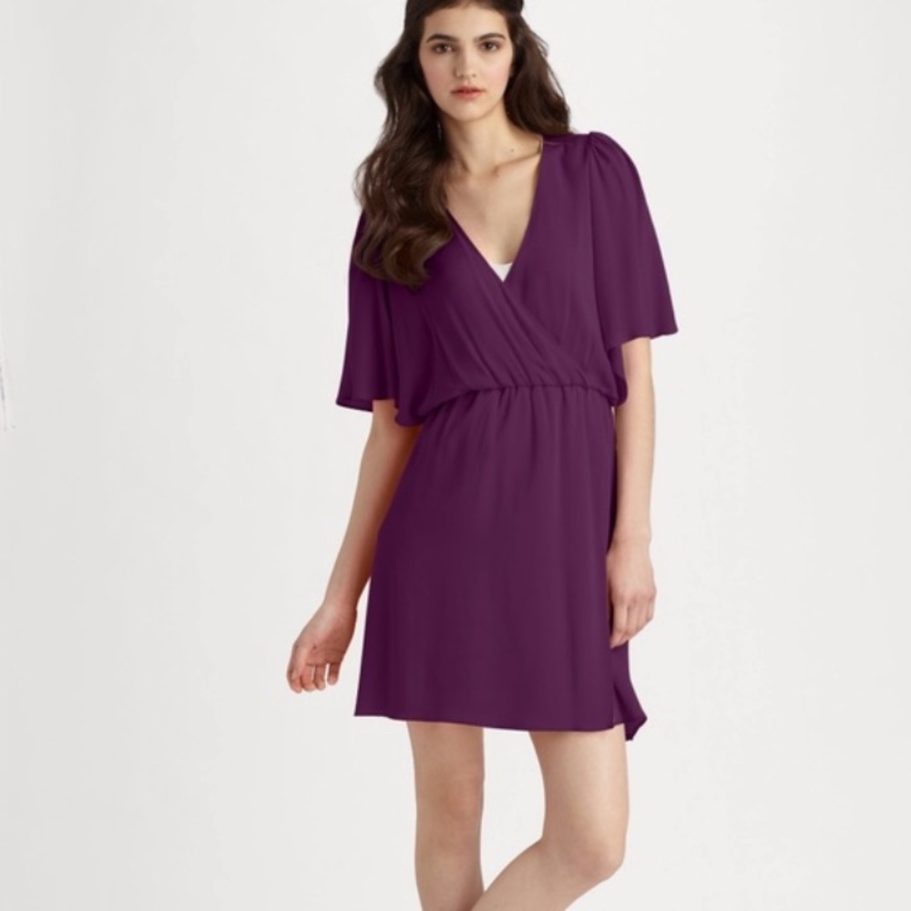 Alice & Olivia Casey Dolman Sleeve Wrap Dress Green Size XS